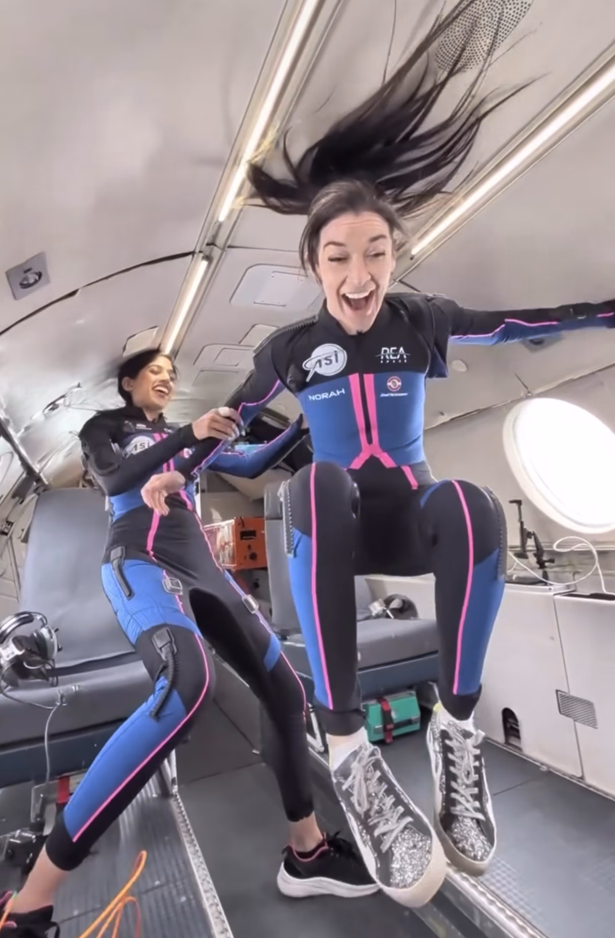 IIAS-02 parabolic flight October 2025 — REA Space EMSi suit testing with NRC Canada in microgravity conditions